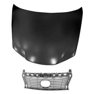 Replacement - 2-Piece (Hood Panel, Grille) (Standard Line)