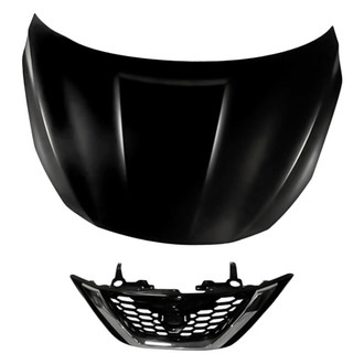 Replacement - 2-Piece (Hood Panel, Grille) (Standard Line)