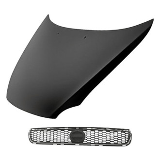 Replacement - 2-Piece (Hood Panel, Grille) (Standard Line)