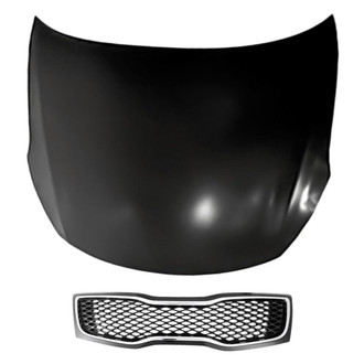 Replacement - 2-Piece (Hood Panel, Grille) (Standard Line)