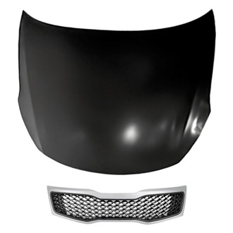 Replacement - 2-Piece (Hood Panel, Grille) (Standard Line)
