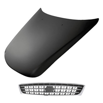 Replacement - 2-Piece (Hood Panel, Grille) (Standard Line)