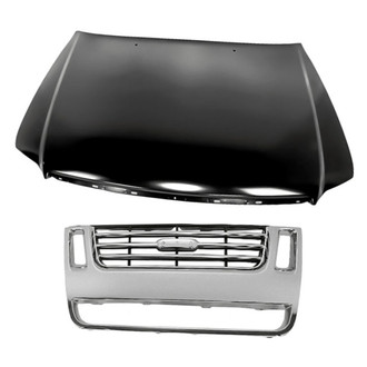Replacement - 2-Piece (Hood Panel, Grille)