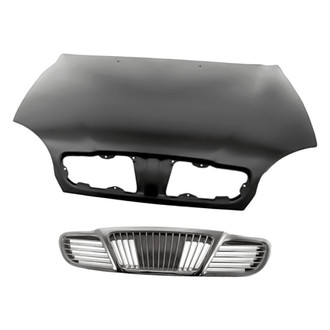 Replacement - 2-Piece (Hood Panel, Grille) (Standard Line)