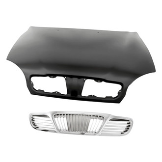 Replacement - 2-Piece (Hood Panel, Grille) (Standard Line)