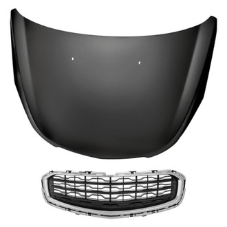 Replacement BNDL-210529 - 2-Piece (Hood Panel, Grille) (Standard Line)