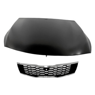 Replacement - 2-Piece (Hood Panel, Grille)