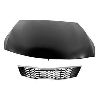 Replacement - 2-Piece (Hood Panel, Grille) (Standard Line)