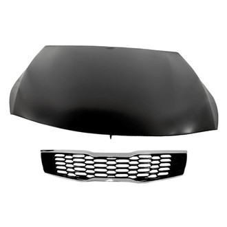 Replacement - 2-Piece (Hood Panel, Grille) (Standard Line)