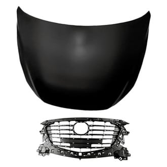 Replacement - 2-Piece (Hood Panel, Grille) (Standard Line)