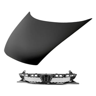 Replacement - 2-Piece (Hood Panel, Grille) (Standard Line)