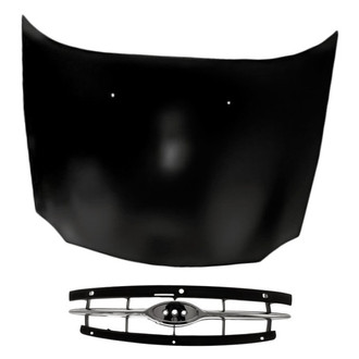 Replacement - 2-Piece (Hood Panel, Grille)