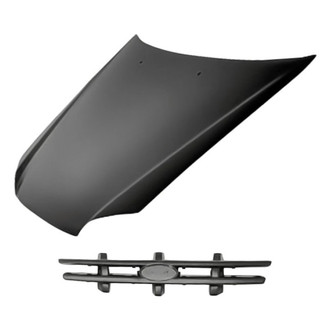 Replacement - 2-Piece (Hood Panel, Grille) (Standard Line)
