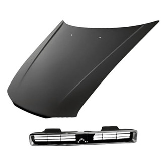 Replacement - 2-Piece (Hood Panel, Grille) (Standard Line)