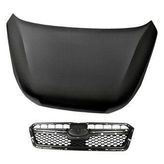 Replacement BNDL-210589 - 2-Piece (Hood Panel, Grille) (Standard Line)