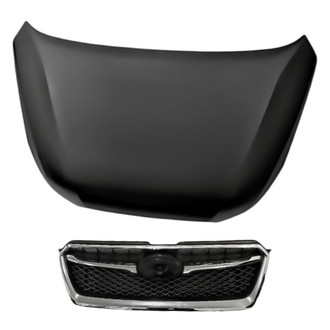 Replacement - 2-Piece (Hood Panel, Grille)