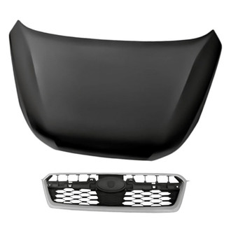 Replacement - 2-Piece (Hood Panel, Grille) (Standard Line)