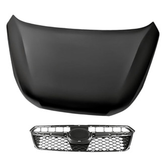 Replacement - 2-Piece (Hood Panel, Grille)