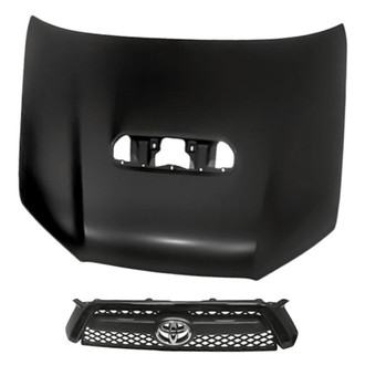 Replacement - 2-Piece (Hood Panel, Grille) (Standard Line)