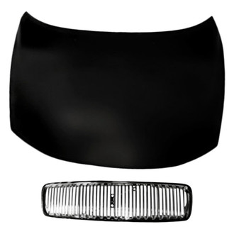 Replacement - 2-Piece (Hood Panel, Grille) (Standard Line)