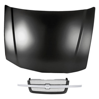 Replacement - 2-Piece (Hood Panel, Grille) (Standard Line)