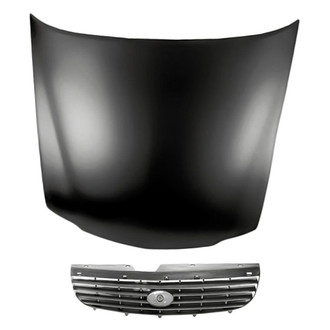 Replacement - 2-Piece (Hood Panel, Grille) (Standard Line)
