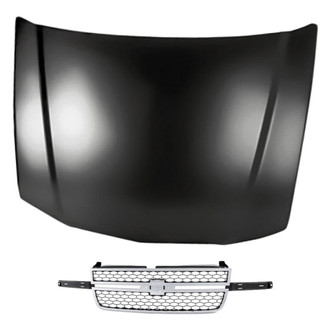 Replacement - 2-Piece (Hood Panel, Grille) (Standard Line)