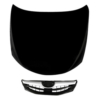 Replacement - 2-Piece (Hood Panel, Grille) (Standard Line)
