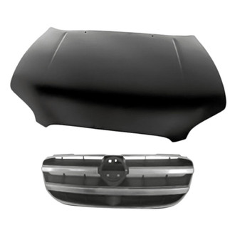Replacement - 2-Piece (Hood Panel, Grille) (Standard Line)