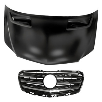 Replacement - 2-Piece (Hood Panel, Grille) (Standard Line)