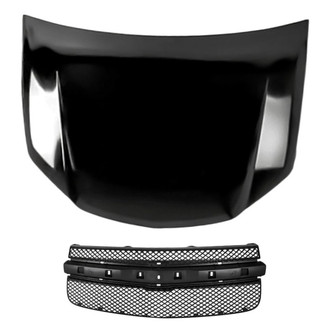 Replacement BNDL-210699 - 2-Piece (Hood Panel, Grille) (Standard Line)