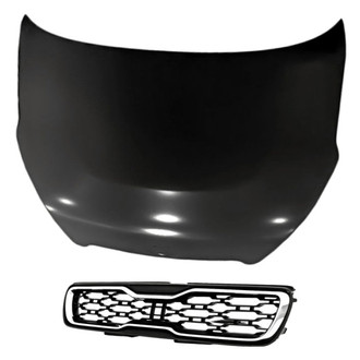 Replacement - 2-Piece (Hood Panel, Grille)