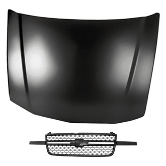 Replacement - 2-Piece (Hood Panel, Grille) (Standard Line)