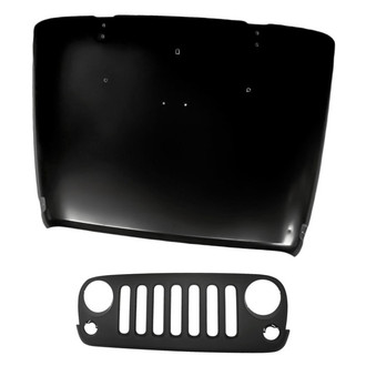 Replacement - 2-Piece (Hood Panel, Grille) (Standard Line)