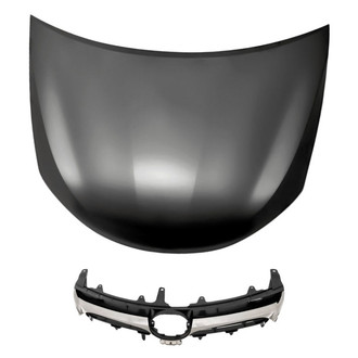 Replacement - 2-Piece (Hood Panel, Grille) (Standard Line)