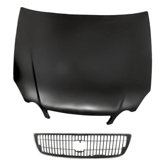 Replacement - 2-Piece (Hood Panel, Grille) (Standard Line)