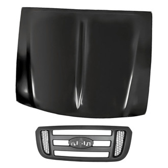 Replacement - 2-Piece (Hood Panel, Grille)