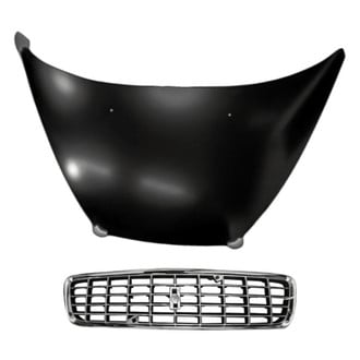 Replacement - 2-Piece (Hood Panel, Grille) (Standard Line)