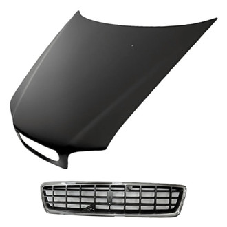 Replacement - 2-Piece (Hood Panel, Grille) (Standard Line)