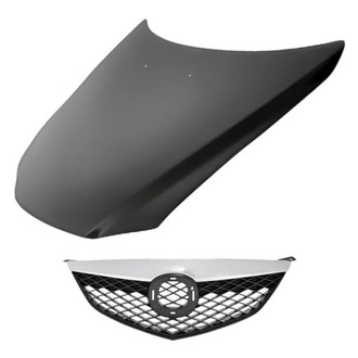 Replacement - 2-Piece (Hood Panel, Grille) (Standard Line)