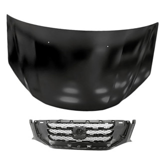 Replacement - 2-Piece (Hood Panel, Grille) (Standard Line)