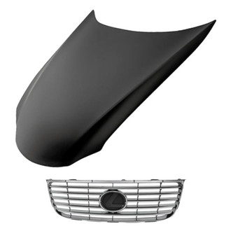 Replacement - 2-Piece (Hood Panel, Grille)