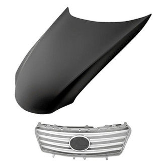 Replacement - 2-Piece (Hood Panel, Grille) (Standard Line)