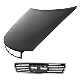 Replacement - 2-Piece (Hood Panel, Grille) (Standard Line)