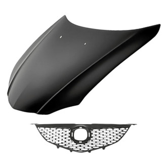 Replacement - 2-Piece (Hood Panel, Grille) (Standard Line)