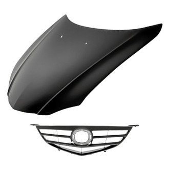 Replacement - 2-Piece (Hood Panel, Grille) (Standard Line)