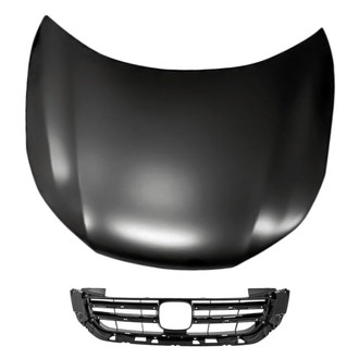 Replacement - 2-Piece (Hood Panel, Grille) (Standard Line)