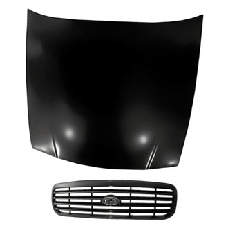 Replacement - 2-Piece (Hood Panel, Grille) (Standard Line)