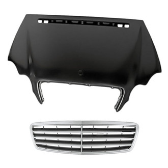Replacement - 2-Piece (Hood Panel, Grille) (Standard Line)