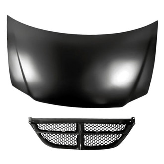 Replacement - 2-Piece (Hood Panel, Grille)